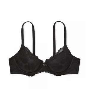 Victoria Secret Lightly Lined‎ Lace-Cup Demi Bra